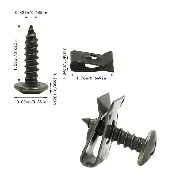 400pcs Heavy-Duty Automotive Clips